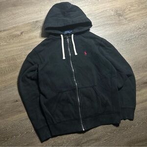 Polo Ralph Lauren Black Zip Hoodie